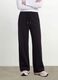 Girls&rsquo; black culotte trousers in pure organic cotton_3