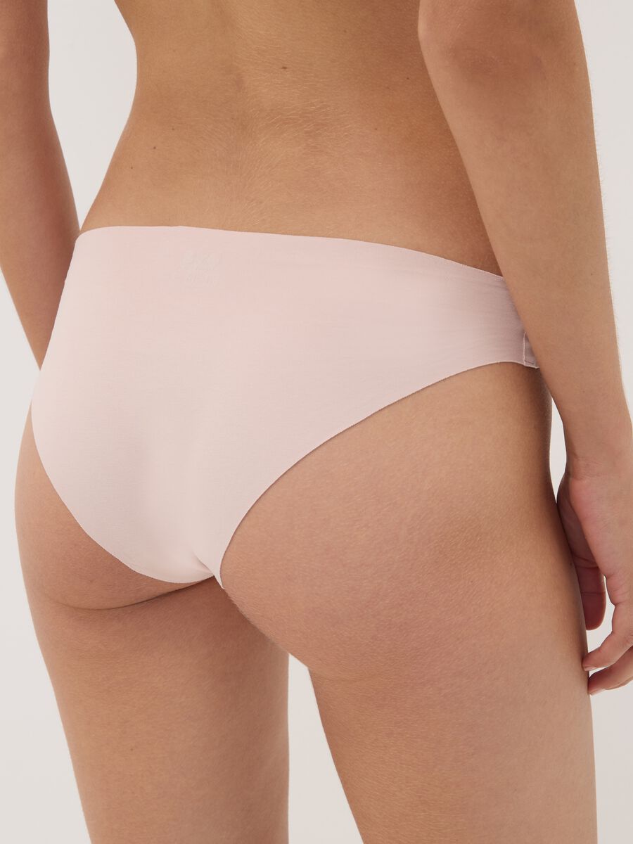 Pink stretch organic cotton briefs_3
