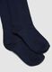 Collant blu in tessuto elasticizzato_1