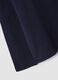 Blue organic cotton T-shirt with front print_2