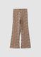 Beige stretchy organic cotton leggings_0