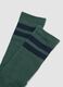 Bipack calze lunghe verdi e blu in cotone organico elasticizzato_2