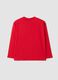 T-shirt rossa in puro cotone con stampa Chicago Bulls_1