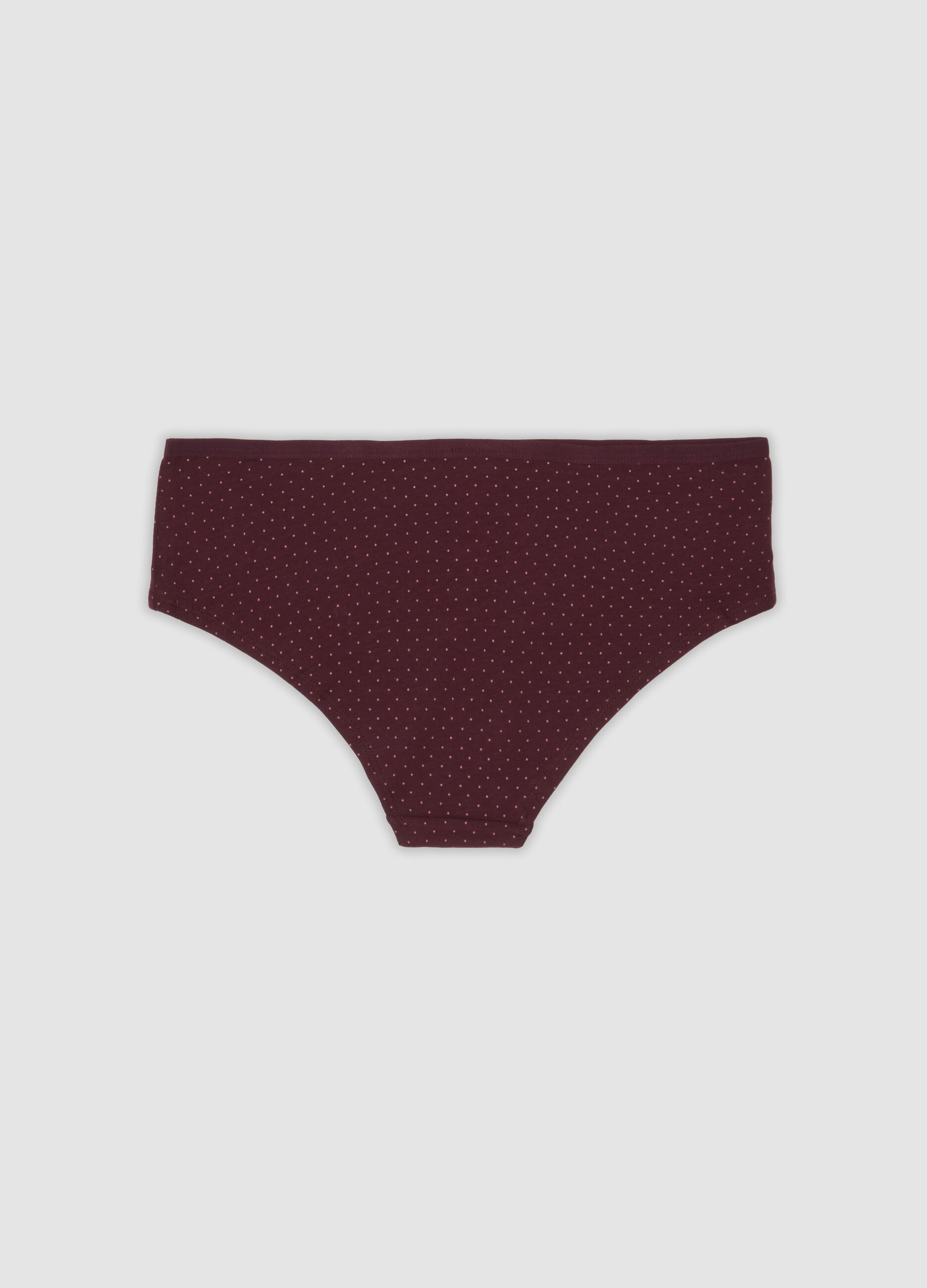 Pack of five organic stretch cotton briefs