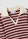 Maglia multicolor a righe in misto viscosa colletto polo fitted_6