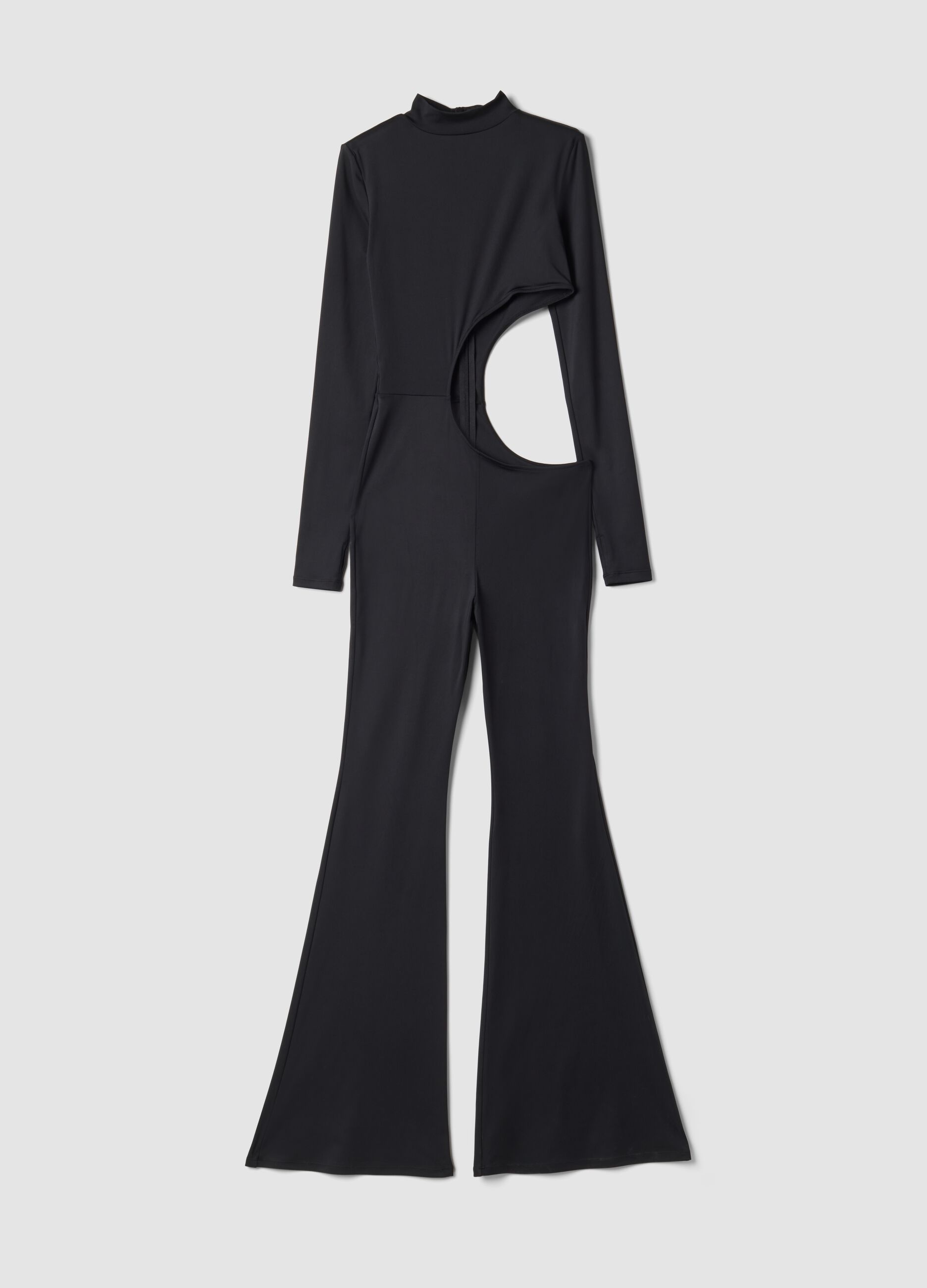 Black Cut-Out Bodysuit