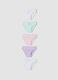 Multipack di cinque slip multicolor in cotone organico elasticizzato_0