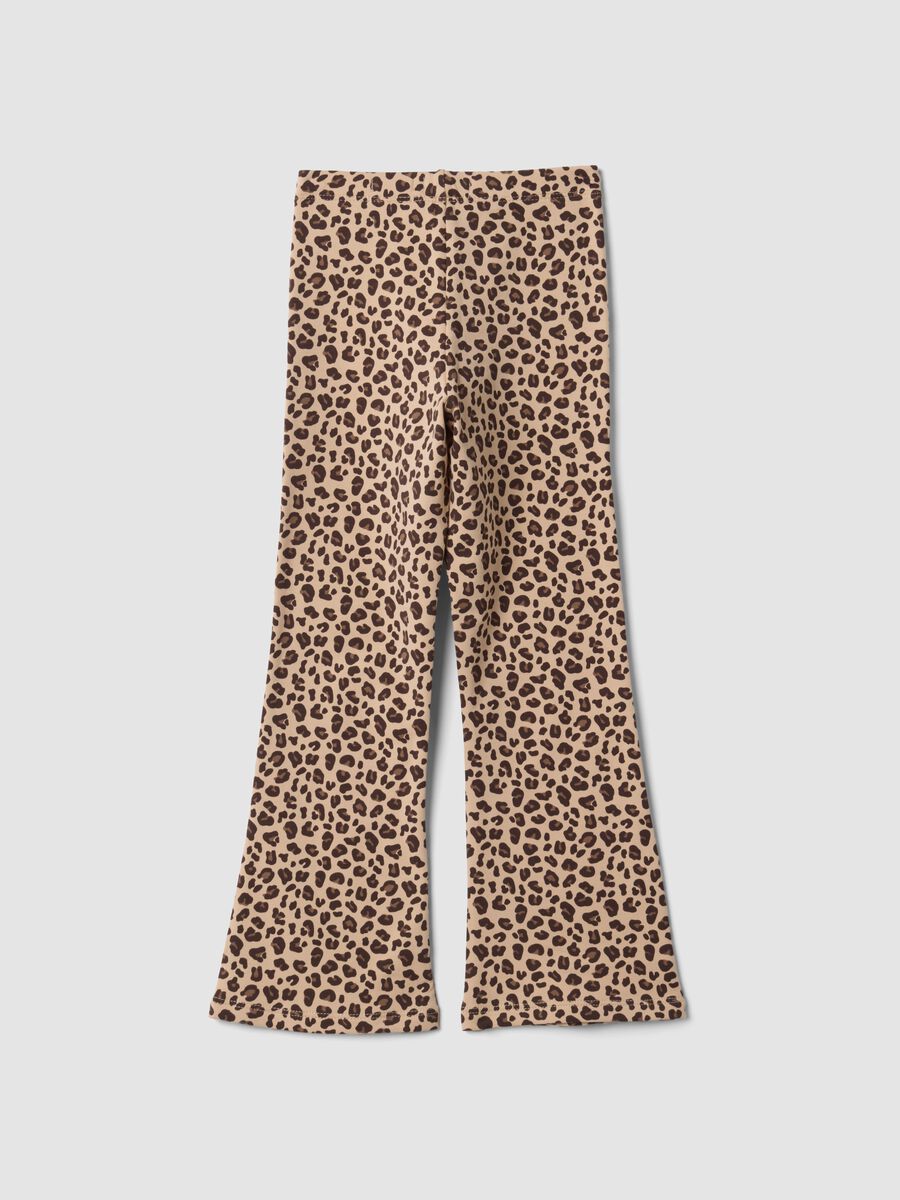 Beige stretchy organic cotton leggings_1