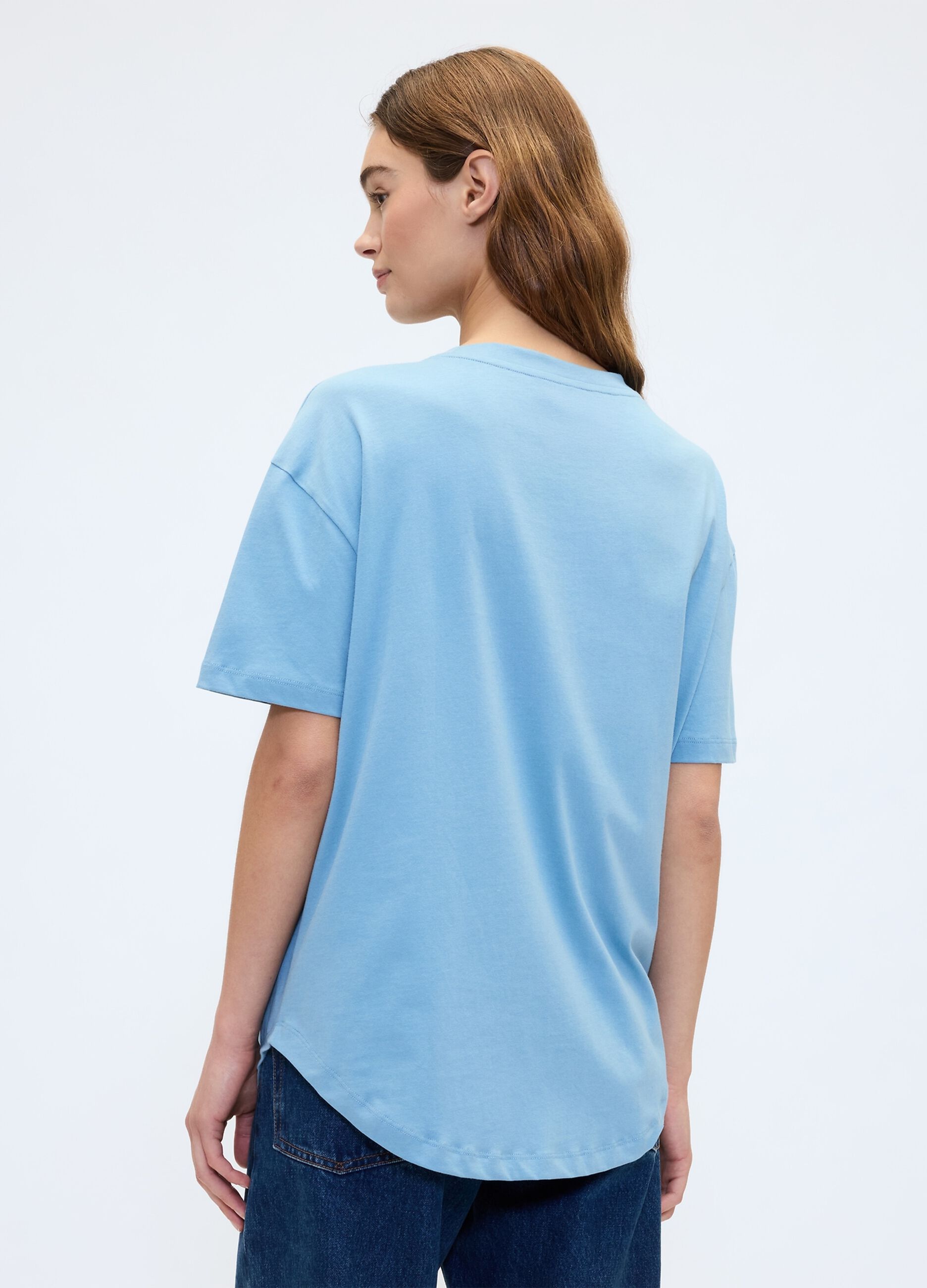 تيشيرت قطني بشعار GAP