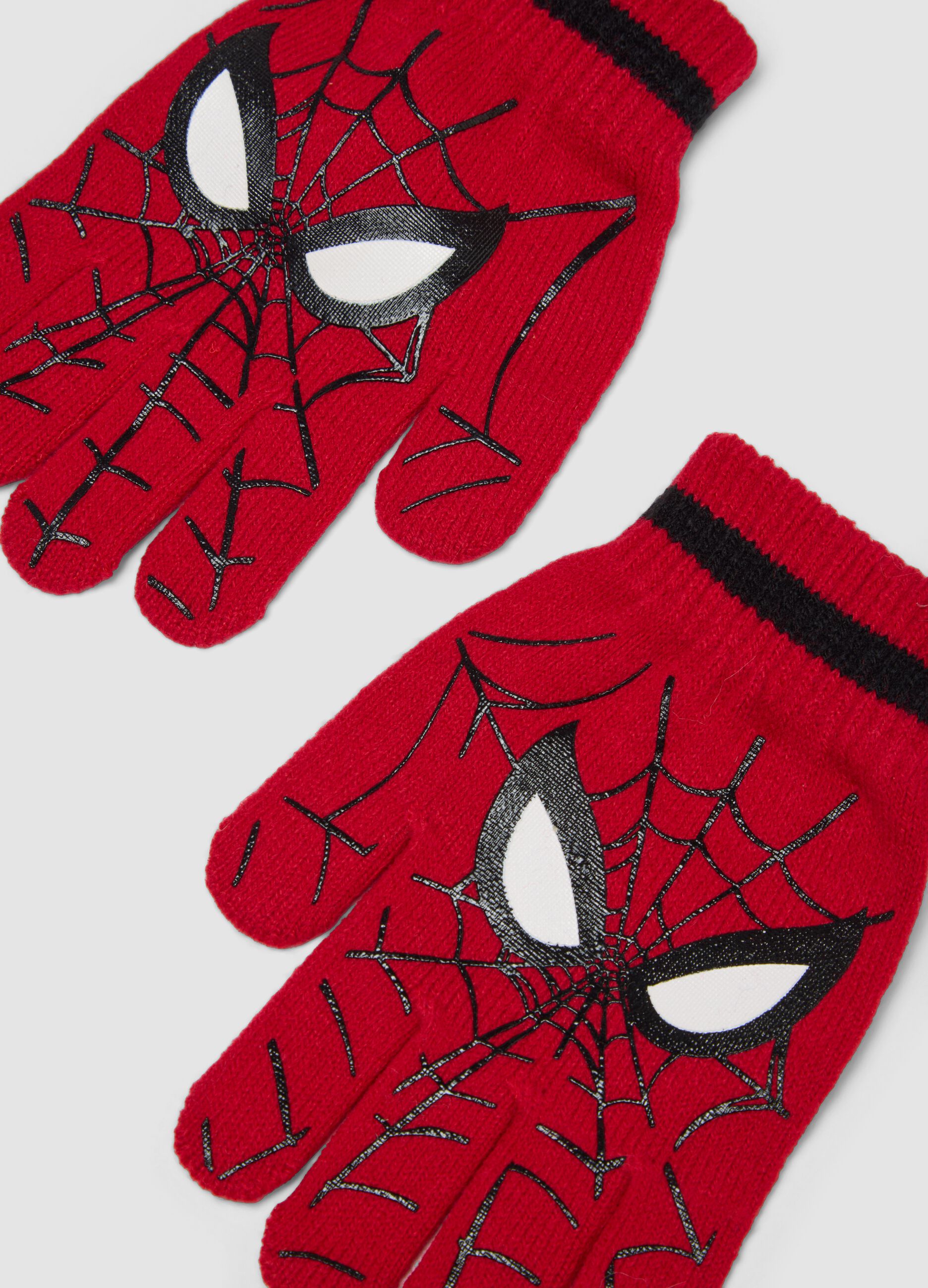 Guanti rossi con stampa MARVEL Spider-Man