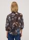 Brown lyocell-blend regular-fit shirt with foliage print_3