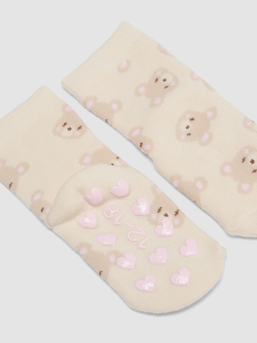 2-pack of light beige stretch organic cotton socks_2