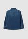Kids' regular fit pure cotton denim shirt_1