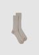 White stretchy mohair and alpaca socks_0