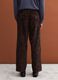 Pantaloni chino marroni in puro cotone con stampa paisley baggy fit_3