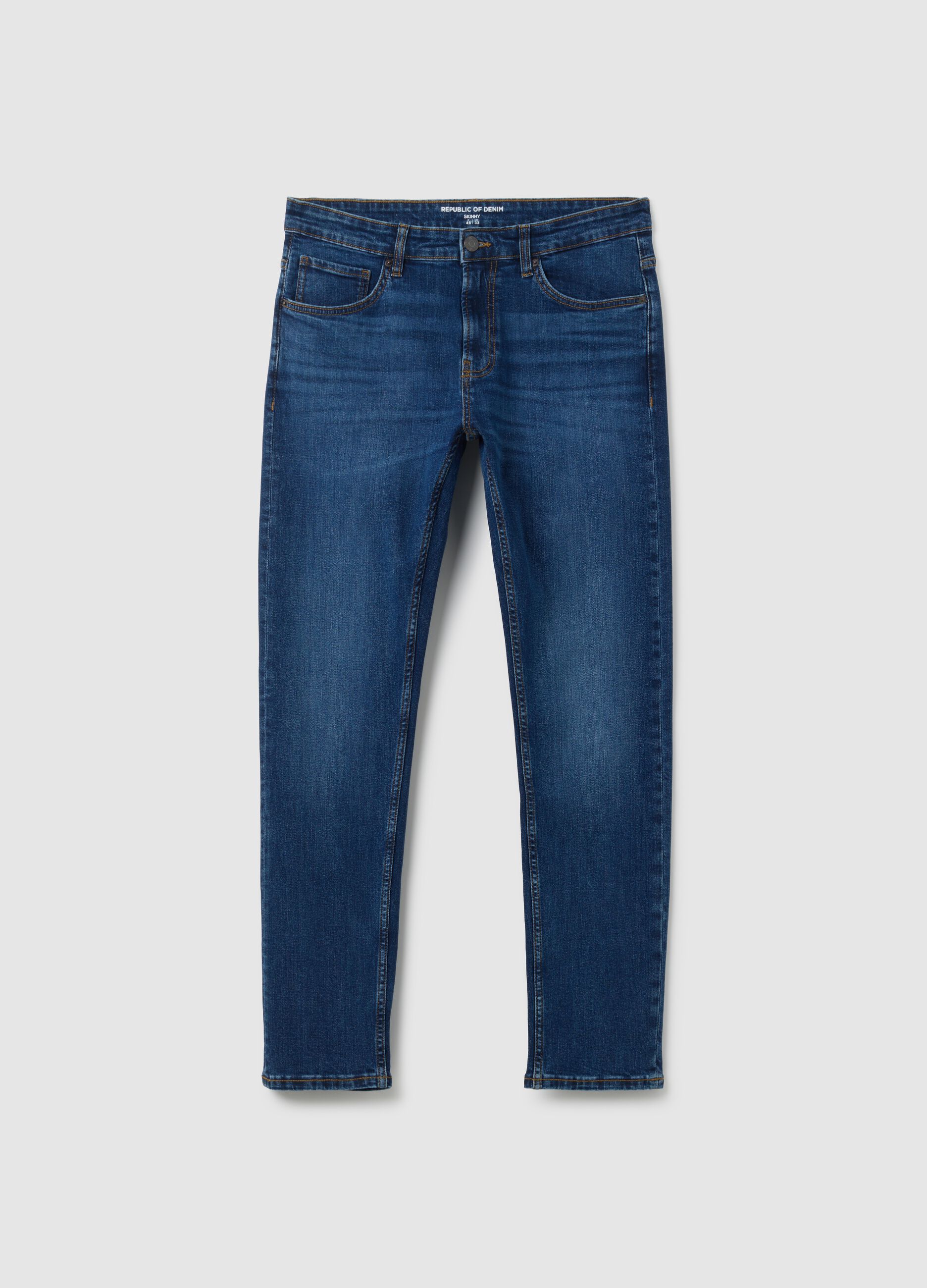 Skinny Fit Blue Denim Jeans