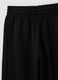 Black cotton-blend straight-leg joggers_2