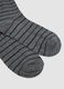 3-Pack of Grey Long Socks in Stretch Organic Cotton_2
