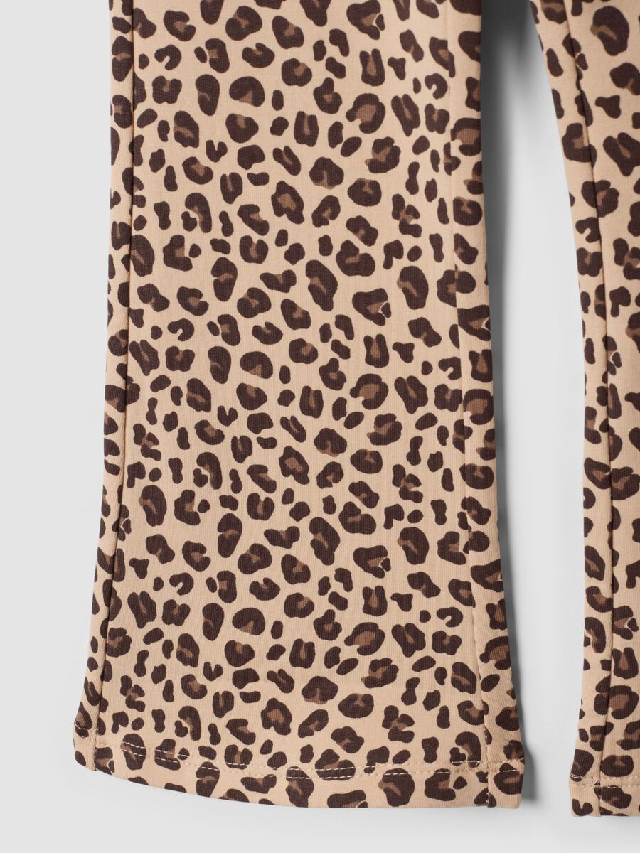 Beige stretchy organic cotton leggings_3